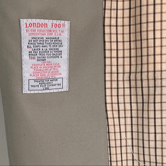 SOLD Vintage London Fog Oversized Trench Coat - Picture 6 of 6